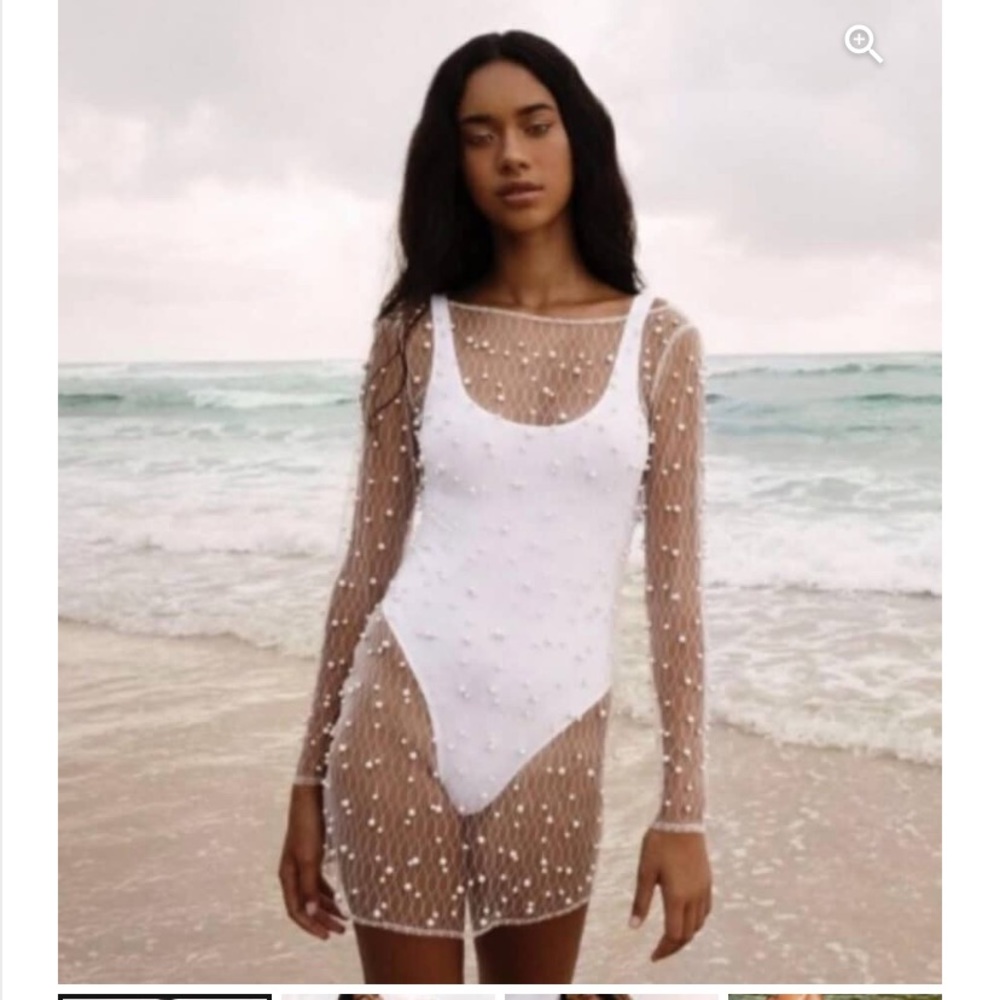 Ezili Swim Margarite Dress pearl coverup